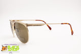 PININFARINA mod. 003 819 Titan Vintage sunglasses, men shades golden satin frame, New Old Stock 90s