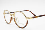 MIMMINA Round twisted rope & Tortoise eyewear frame, Made in Italy in 1980s, New Old Stock
