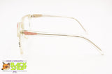 FRANCOISE LIMAGE Vintage 1970s designer women glasses, Semitransapent acetate hip shape, New Old Stock