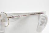 Robert La Roche Vienne mod. 153 Vintage Oval frame NOS, Pop Art Violet & Clear arms, NOS 1980s