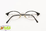 VOGUE women vintage glasses frame VO2154, Slim silver cat eye frame black eyebrows, New Old Stock