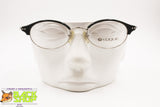 VOGUE women vintage glasses frame VO2154, Slim silver cat eye frame black eyebrows, New Old Stock