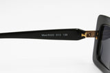 MIMMINA R320 Vintage black sunglasses women, Made in Italy, New Old Stock 1980s