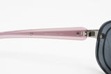Mila Schön mod. 014 Sunglasses women mirrored blue lenses, pink acetate arms coverage, New Old Stock