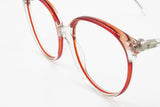 INDO women frame Spain Clear & Red cat eye frame, Vintage women 1980s, New Old Stock