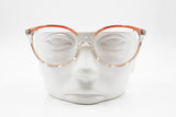INDO women frame Spain Clear & Red cat eye frame, Vintage women 1980s, New Old Stock