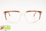 Roman Rothschild of Switzerland R31 Vintage glasses frame men, Clear & brown acetate, New Old Stock 80s