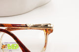 Roman Rothschild of Switzerland R31 Vintage glasses frame men, Clear & brown acetate, New Old Stock 80s