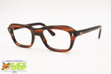 Authentic 1960s OPTO frame brown acetate, wayfarer squared glasses-sunglasses frame, New Old Stock