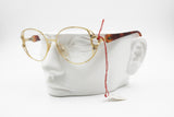 Sandra Gruber mod. Bila/B Vintage women eye frame adroned with gems "diamond cut", New Old Stock 1980s