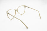 Vintage Cream & Red cat eye frame women by LUCIEN mod. 4339, New Old Stock 1970s