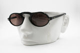 AMERICA Italian Vintage sunglasses little oval high bridge, pince nez style, New Old Stock