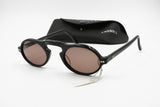 AMERICA Italian Vintage sunglasses little oval high bridge, pince nez style, New Old Stock