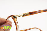 VALENTINO mod. 546 Cat eye brown tone glasses frame, Women designer glasses, New Old Stock 1980s