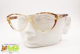 VALENTINO mod. 546 Cat eye brown tone glasses frame, Women designer glasses, New Old Stock 1980s