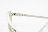 SILHOUETTE M 3069/20 Vintage flat top eyewear frame zebra detail asymmetrical, New Old Stock 80s