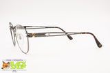 Maxim's De Paris mod. 5414 col.B, Vintage women frame gunmetal with big strass arms, New Old Stock 1980s