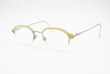 VANNI OCCHIALI made in Italy Vintage glasses frame women, cat eye half rimmed, New Old Stock 90s