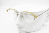 VANNI OCCHIALI made in Italy Vintage glasses frame women, cat eye half rimmed, New Old Stock 90s