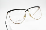 LAURA BIAGIOTTI mod. V 103 Women Vintage frame glasses, Golden & double black, New Old Stock