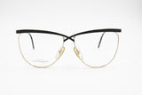 LAURA BIAGIOTTI mod. V 103 Women Vintage frame glasses, Golden & double black, New Old Stock