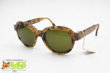 CONCERT 635 AE Vintage sunglasses ovaloid green lenses, Thick acetate frame, New Old Stock