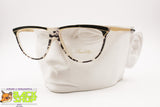 ANNABELLA Italian vintage cat eye women frame, Zebra black & White acetate, New Old Stock 1980s