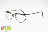 NAKAMURA HUZOI 3138 Special designer glasses, Unconventional shape red metallic superio bar, New Old Stock