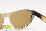 Authentic 1950s sunglasses shades ITALOCREMONA SOLFLEX, black yellow semitransparent, New Old Stock