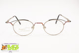 AUGENTRAUM Crazy funky space age eyeglass frame, little oval rims, Vintage New Old Stock 90s