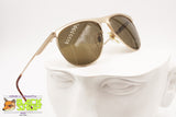 PININFARINA mod. 003 819 Titan Vintage sunglasses, men shades golden satin frame, New Old Stock 90s
