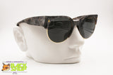Luciano Soprani sunglasses round pantos marble effect slightely glittered ,vintage 1980s sunglasses hand made in Italy, New Old Stock