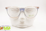 BENETTON mod. Writer Wayfarer frame glass pale rose pink & azure acetate, New Old Stock 1980s