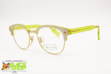 BENETTON Wayfarer frame women ladies, Pearly eyebrows highlighter color, New Old Stock 1980s