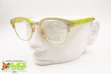 BENETTON Wayfarer frame women ladies, Pearly eyebrows highlighter color, New Old Stock 1980s