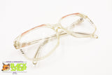 FRANCOISE LIMAGE Vintage 1970s designer women glasses, Semitransapent acetate hip shape, New Old Stock