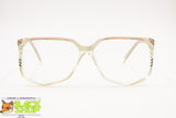 FRANCOISE LIMAGE Vintage 1970s designer women glasses, Semitransapent acetate hip shape, New Old Stock