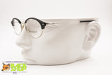 VOGUE women vintage glasses frame VO2154, Slim silver cat eye frame black eyebrows, New Old Stock
