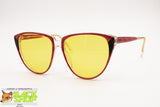 Alfredo Gabrielli PL Gabrielli Vintage italian sunglasses 80s, Yellow sunny lenses, New Old Stock 1980s
