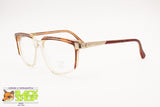 Roman Rothschild of Switzerland R31 Vintage glasses frame men, Clear & brown acetate, New Old Stock 80s