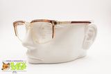 Roman Rothschild of Switzerland R31 Vintage glasses frame men, Clear & brown acetate, New Old Stock 80s
