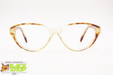 VALENTINO mod. 546 Cat eye brown tone glasses frame, Women designer glasses, New Old Stock 1980s