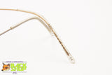 Unconventional frame glasses modern design, crazy style, Half rimmed Nylor, New Old Stock 1990s