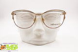 Yves Saint Laurent YSL Vintage 1980s glasses frame eyeglasses women, fashion accentuated eyebrows, New Old Stock