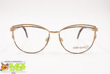 Yves Saint Laurent YSL Vintage 1980s glasses frame eyeglasses women, fashion accentuated eyebrows, New Old Stock