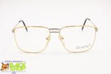 MARCOLIN eyeglass frame mod. 6034 col. 292 22k, 22K gold plated glasses, New Old Stock 1980s