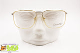 MARCOLIN eyeglass frame mod. 6034 col. 292 22k, 22K gold plated glasses, New Old Stock 1980s