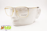 MARCOLIN eyeglass frame mod. 6034 col. 292 22k, 22K gold plated glasses, New Old Stock 1980s