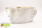 Clear transparent cat eye frame eyeglass, ELEGANCE mod. MARILYN, New Old Stock 1970s