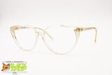 Clear transparent cat eye frame eyeglass, ELEGANCE mod. MARILYN, New Old Stock 1970s